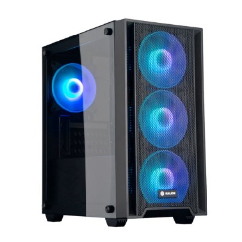 CASE GAMER HALIONH  RAGNAROK 321 FUENTE 550W VIDRIO