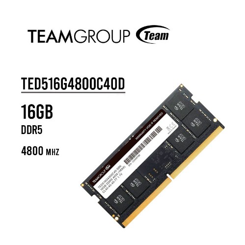MEMORIA TEAMGROUP SO-DIMM ELITE DDR5, 16GB DDR5-4800MHZ