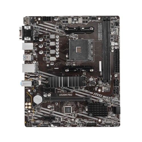 PLACA MSI A520M-A PRO, CHIPSET AMD A520, SOCKET AMD AM4, MATX | A520M-A PRO