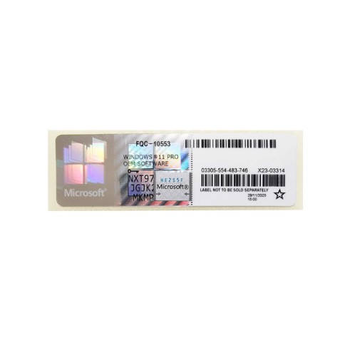 LICENCIA SISTEMA OPERATIVO WINDOWS 11 PRO OEM STICKER | WIN11PRO 