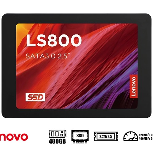 DISCO SOLIDO  SSD SATA 2.5 LENOVO LS800 480GB SATA III | 5SD1N53074