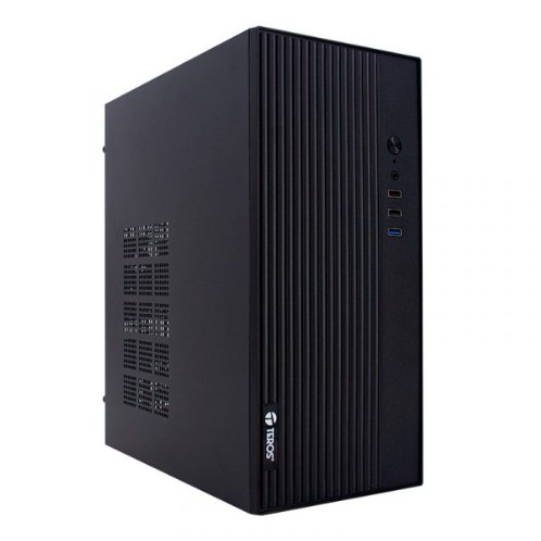CASE TEROS TE-1035S, MINI TOWER ATX, 250W, USB 3.0 / 2.0, AUDIO HD, NEGRO