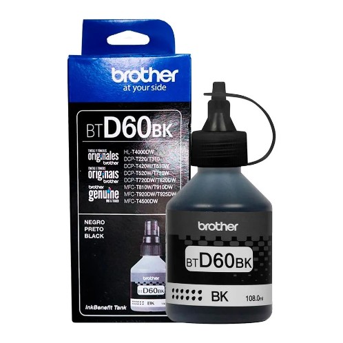 BOTELLA DE TINTA BROTHER 60 NEGRO  | BTD-60BK
