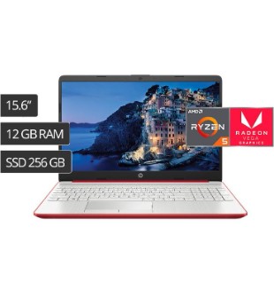 NOTEBOOK HP 15-GW0012LA, 15.6" LED HD, AMD RYZEN 5 3500U 2.10GHZ, 12GB DDR4, 256GB SSD M.2